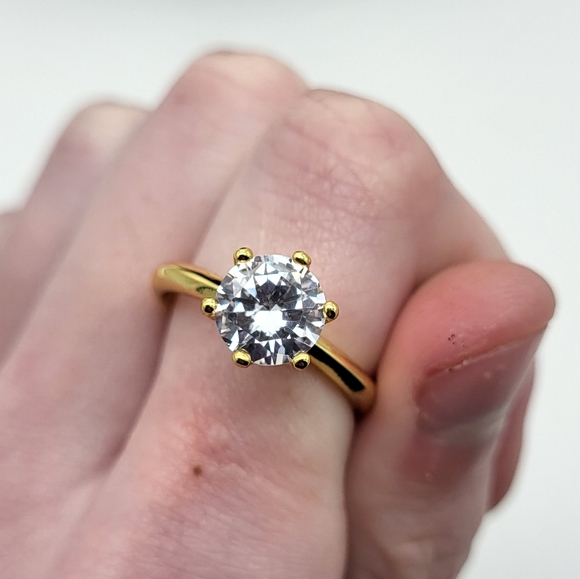 18k rolled gold plated ring - Picture 2 of 6